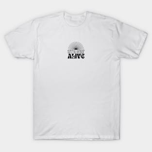 Stayin' Alive in Light Theme T-Shirt